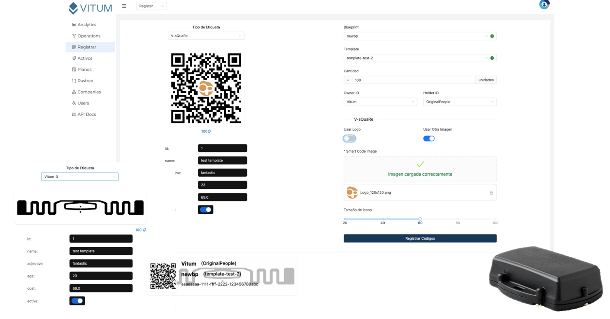 Imagen enseñando como puedes conectar la plataforma Vitum cualquier base de datos, sistema SCADA, dispositivo IoT y más.